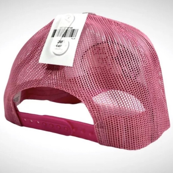 Bass Pro Shops Embroidered Pink Trucker Hat, Ladies Fit! - Picture 3 of 6